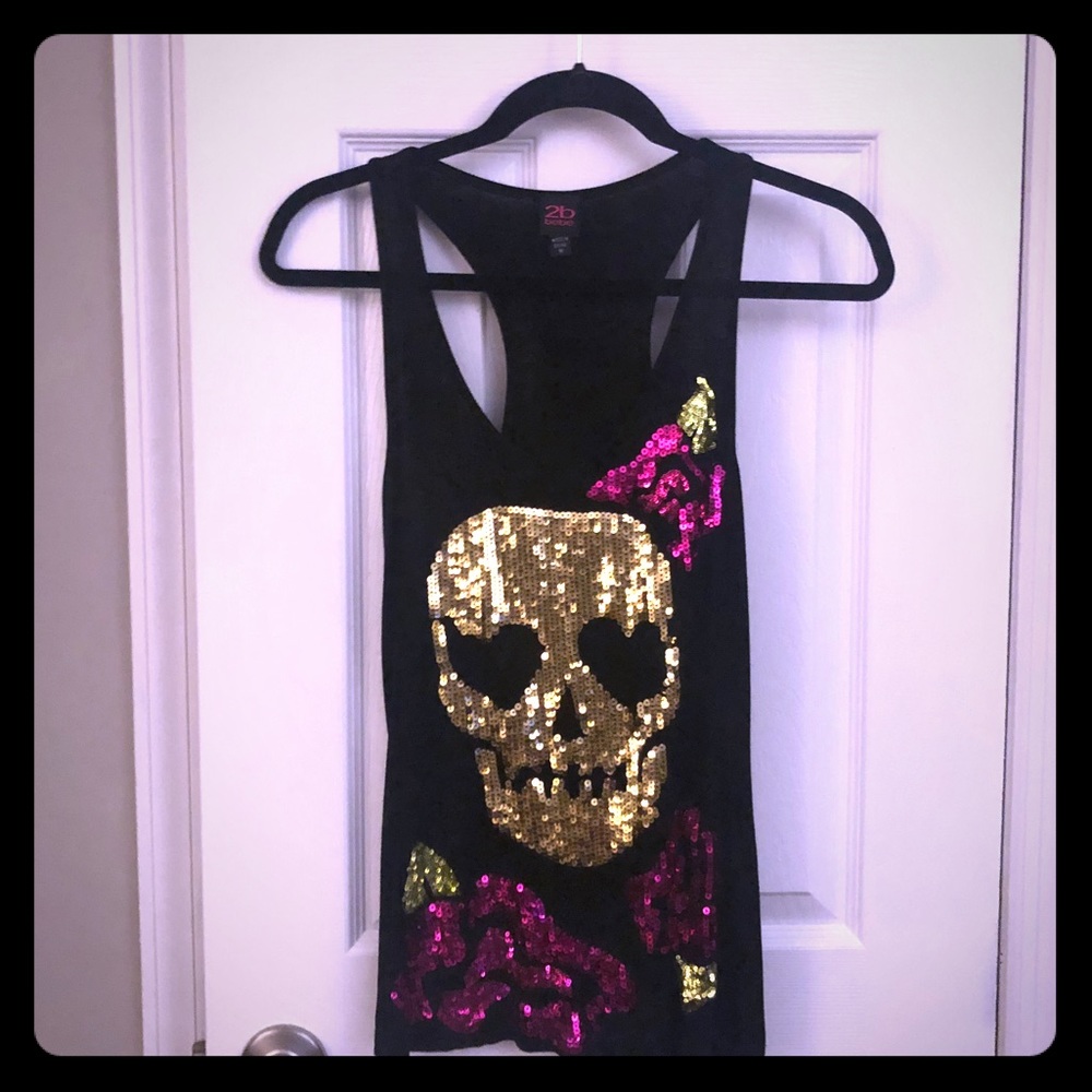 Bebe Skull Tank